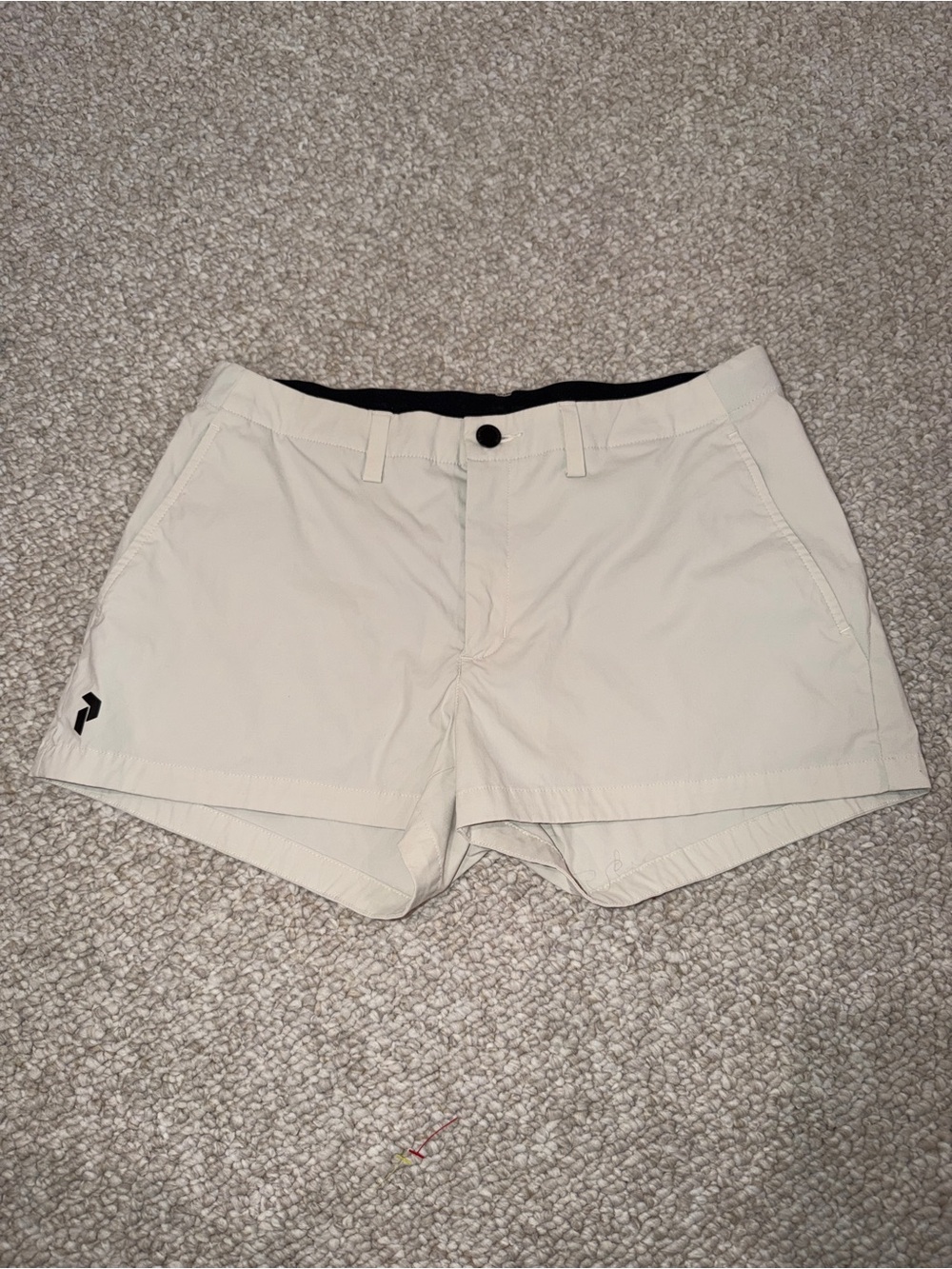 Peak Performance W Treck Sh Beige Minimalist Gorpcore Trail Shorts Medium